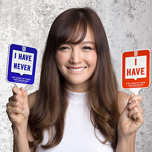Never I Have Ever Paddles, Set of 10