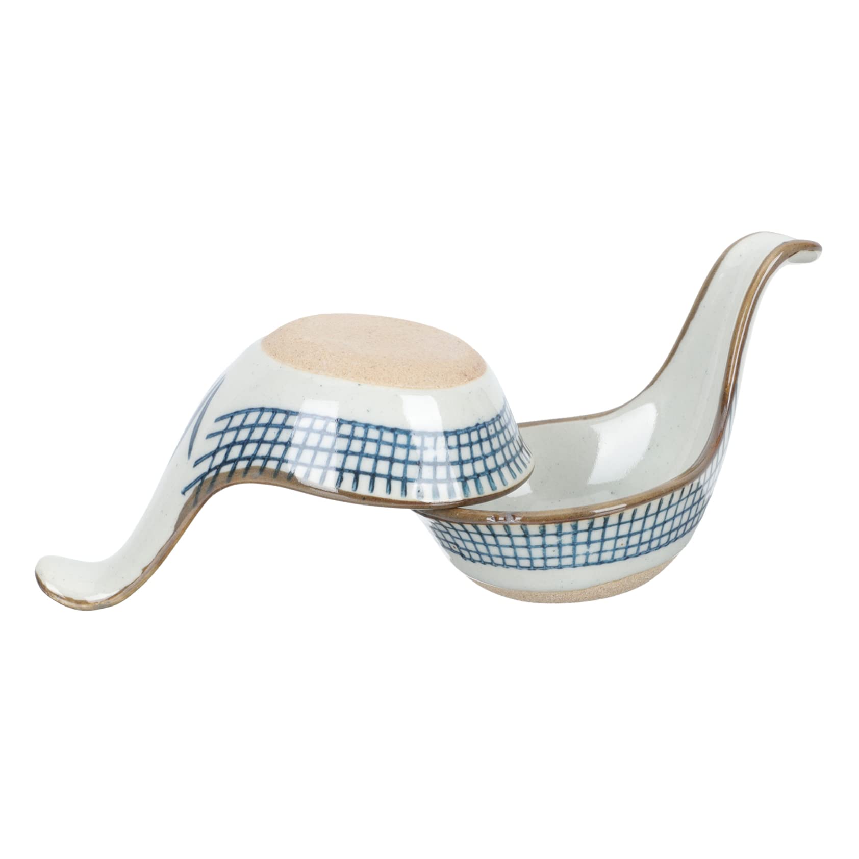 Unomor 2pcs Caviar Spoon Casserole Dish with Lid Condiment Dish Seasoning Dishes Kitchen Sauce Dessert Bowls Snack Appetizer Dish Ceramic Tableware Kitchen Supply Flavor Dish Ceramics