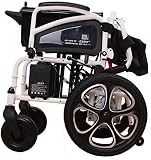 MEVZHH Wózek inwalidzki, lekki, składany wózek inwalidzki, Deluxe Fold, Power Compact Mobility Aid