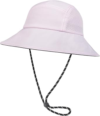 FEINION Womens Lightweight Sun Hat Outdoor Bucket Hat Foldable Mesh Wide Brim Travel Hat