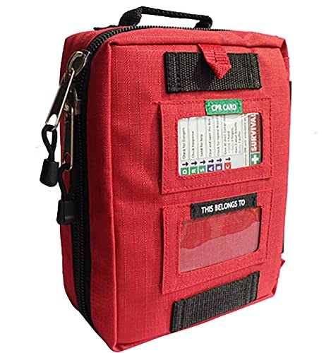 Botiquín De Primeros Auxilios, Botiquín De Primeros Auxilios para El Lugar De Trabajo/hogar, Pliegue Triple, para Atención De Emergencia En El Hogar/Lugar De Trabajo con Sistema MOLLE - 56 Piezas