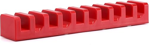 Miniatura 2 de EMENTOL Alicates magnéticos rojos, organizador de herramientas, 10 organizadores de alicates, organizadores modulares de destornilladores