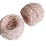 Spezielle Mischung aus Mohair Garn for Stricken und Häkeln – selbst gestrickte Tasche, Pullover und Schal (Color : 80g  1pcs)