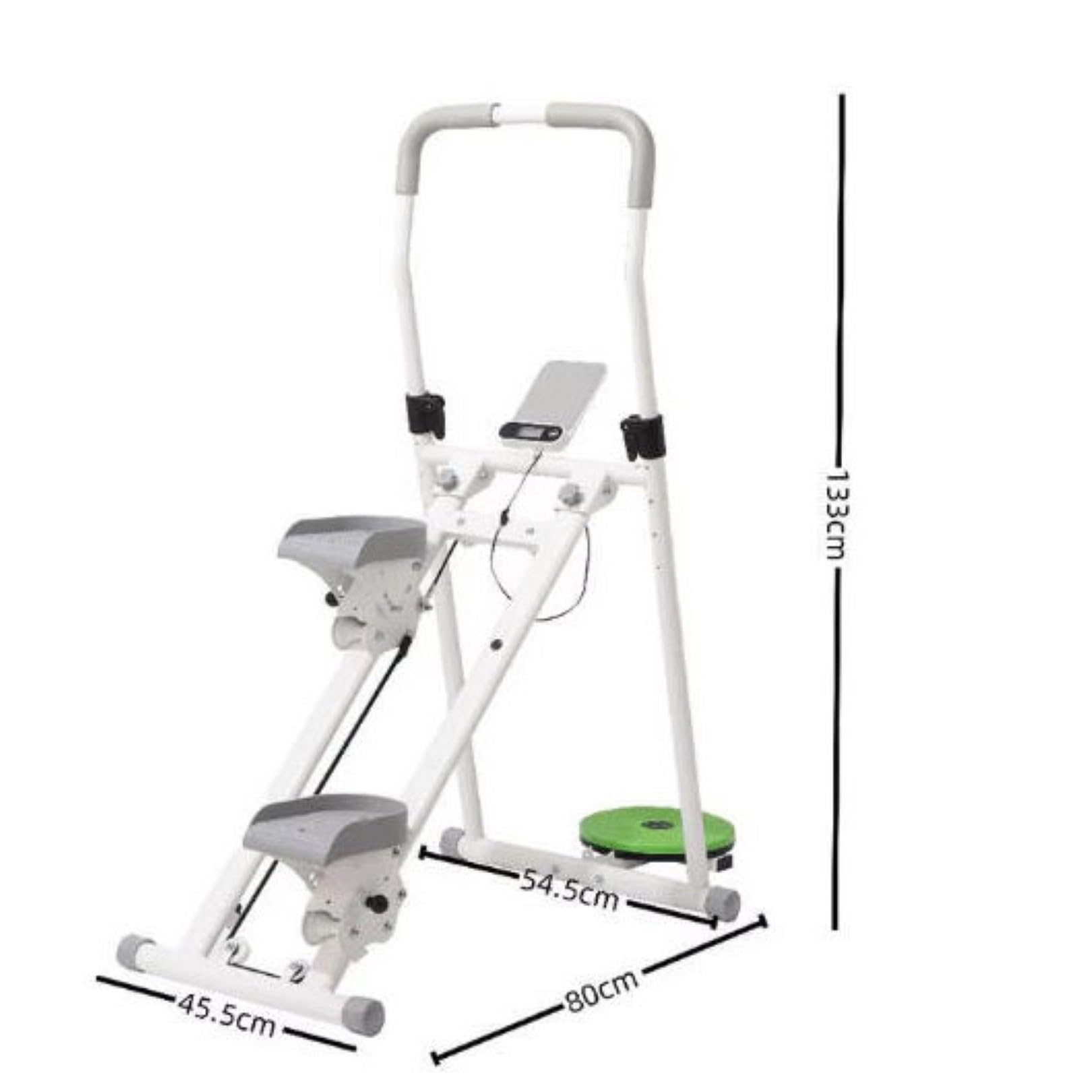 Stepper per scale, regolabile, pieghevole, per allenamenti cardio a casa