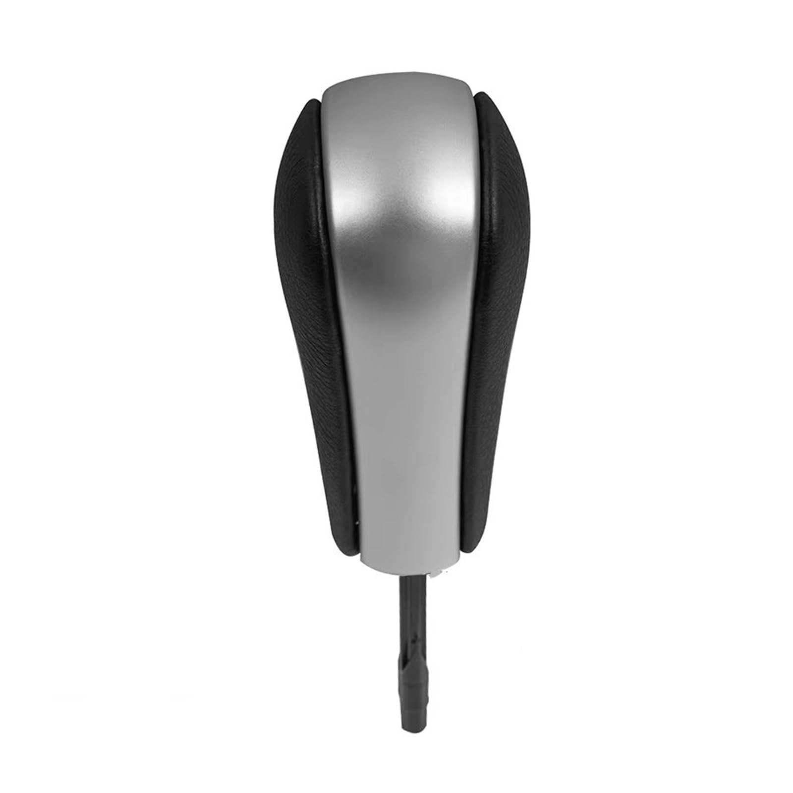 Wylwsha Short Silver Shift Gear Knob Cover Automatic Gear Shift Stick Knob Lever Pen For E81 82 87 90 91 92 93 36 38 39 46 For Z4 For Z3 For E53 For X5 For X3 For E60(Short Silver)