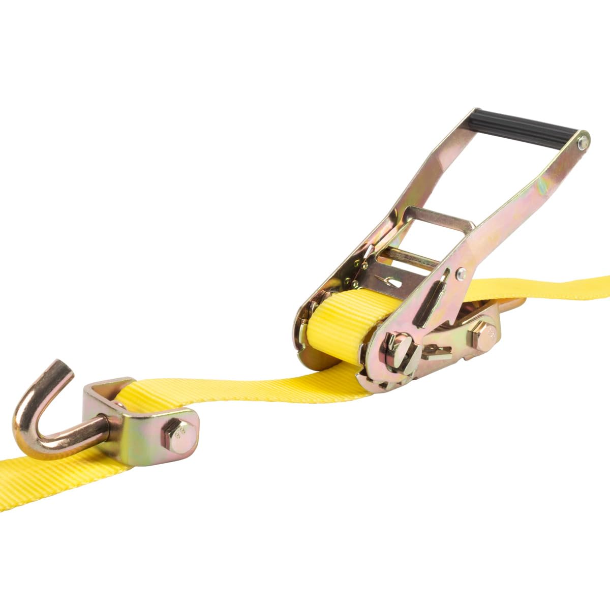 STAHLWERK TRS-50 ST Lot de 2 Sangles à Cliquet pour Pneu 3 m x 50 mm 2,250 kg - Sangle d'Arrimage et de Transport