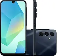 Samsung Celular Galaxy A16 5G, 128GB + 4GB RAM, Câmera de até 50MP, Tela 6.7", NFC, IP54, Bateria 5000 mAh (Azul Escuro)