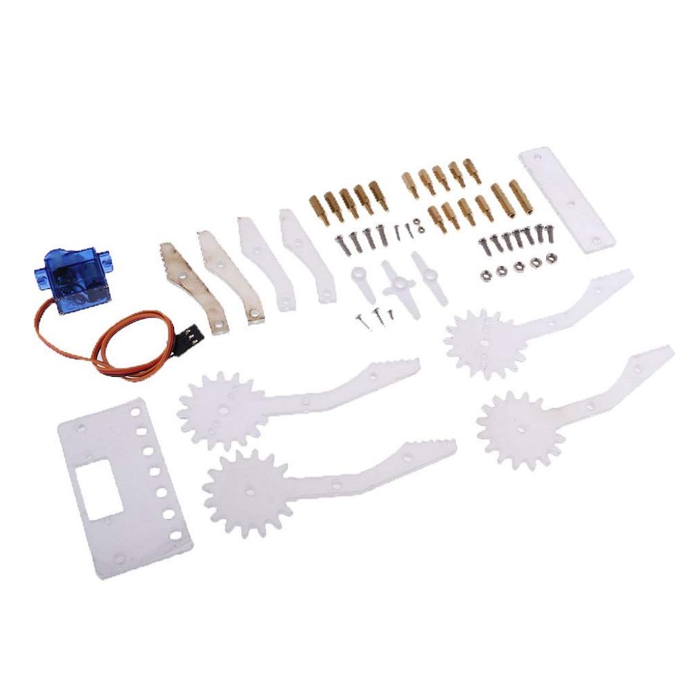 Robocraze DIY Gripper Mechanical Arms Clamp Holder | DIY Mechanical Clamp Kit with Servo Motor (B07MW88FQT) Amazon Price History, Amazon Price Tracker