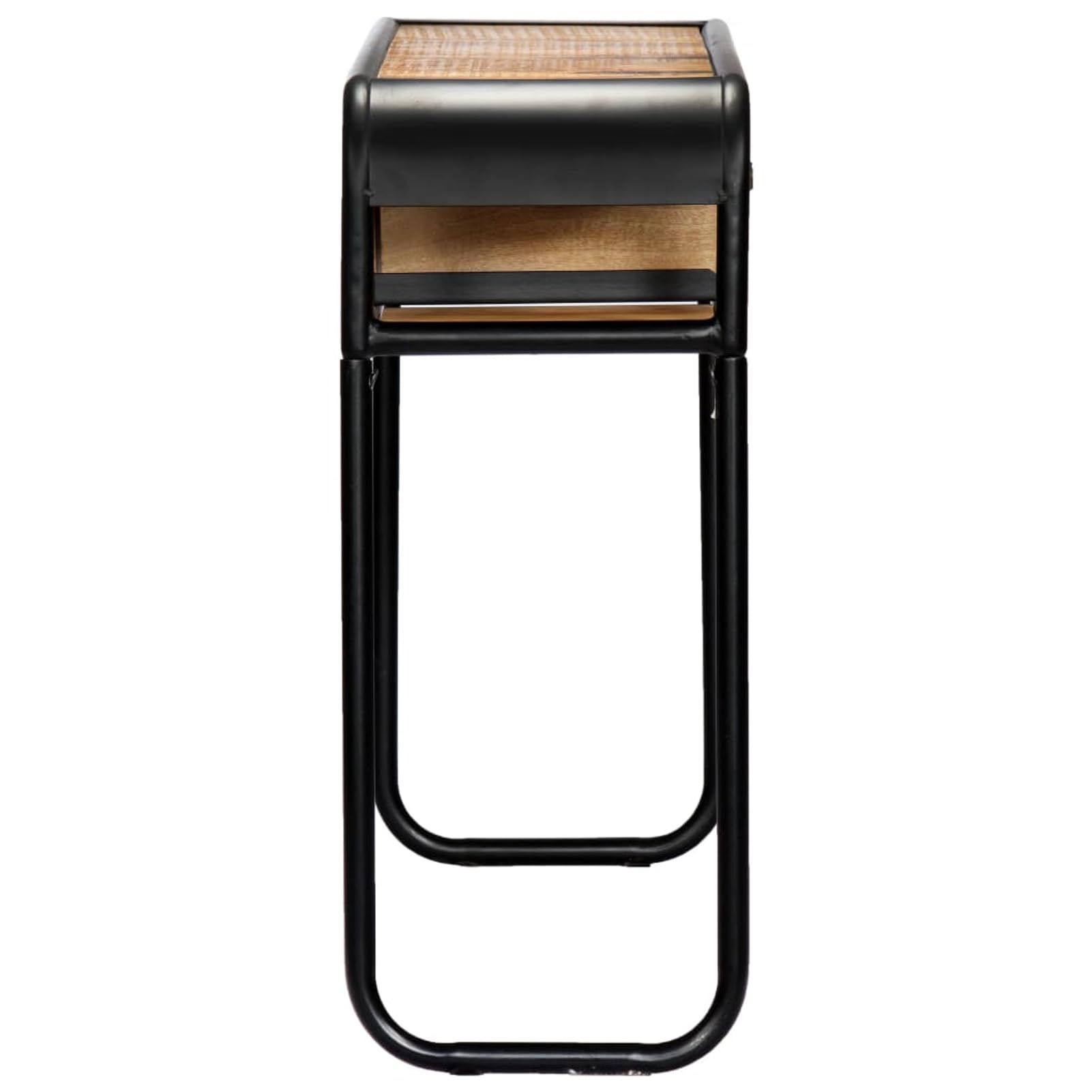 Homgoday Mesa Consola de Madera Maciza de Mango 118x30x75 cm Mesas auxiliares de salón,Mesa Consola Recibidor Mueble de Entrada Estrecha Clásica