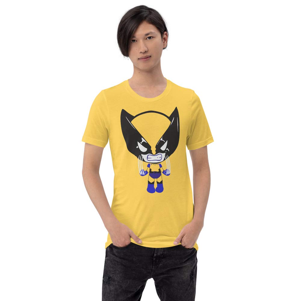 Craxystore Graphic Printed Round Neck Half Sleeve Cotton T-Shirt for Men (Design- Angry Kid)