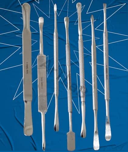 Periosteal Dental Elevator Set of 7 Pieces Sorted German Stainless