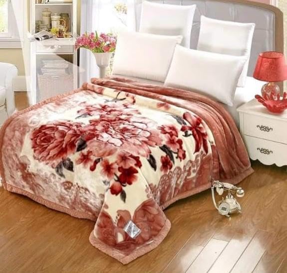 Modern Print King Size 2ply Super Soft Cloudy Blanket for Heavy Winter 5.4 kg with Fancy Bag Packing (Pack of 1) (Multi 6)