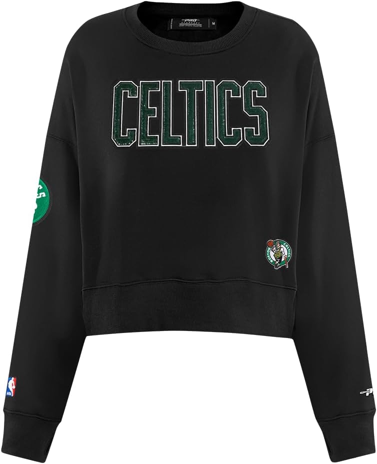 Pro Standard Womens NBA Game Day Classics Cotton Double Knit Crewneck Sweatshirt