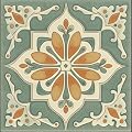 HOMETITUTE 10-Pack Peel and Stick Vinyl Floor Tiles, 12x12 Inch Vintage Floral Removable Self Adhesive Flooring Stickers, Covers 10 Sq. Ft, Renter Friendly Design for Kitchen, Entryway & Living Room