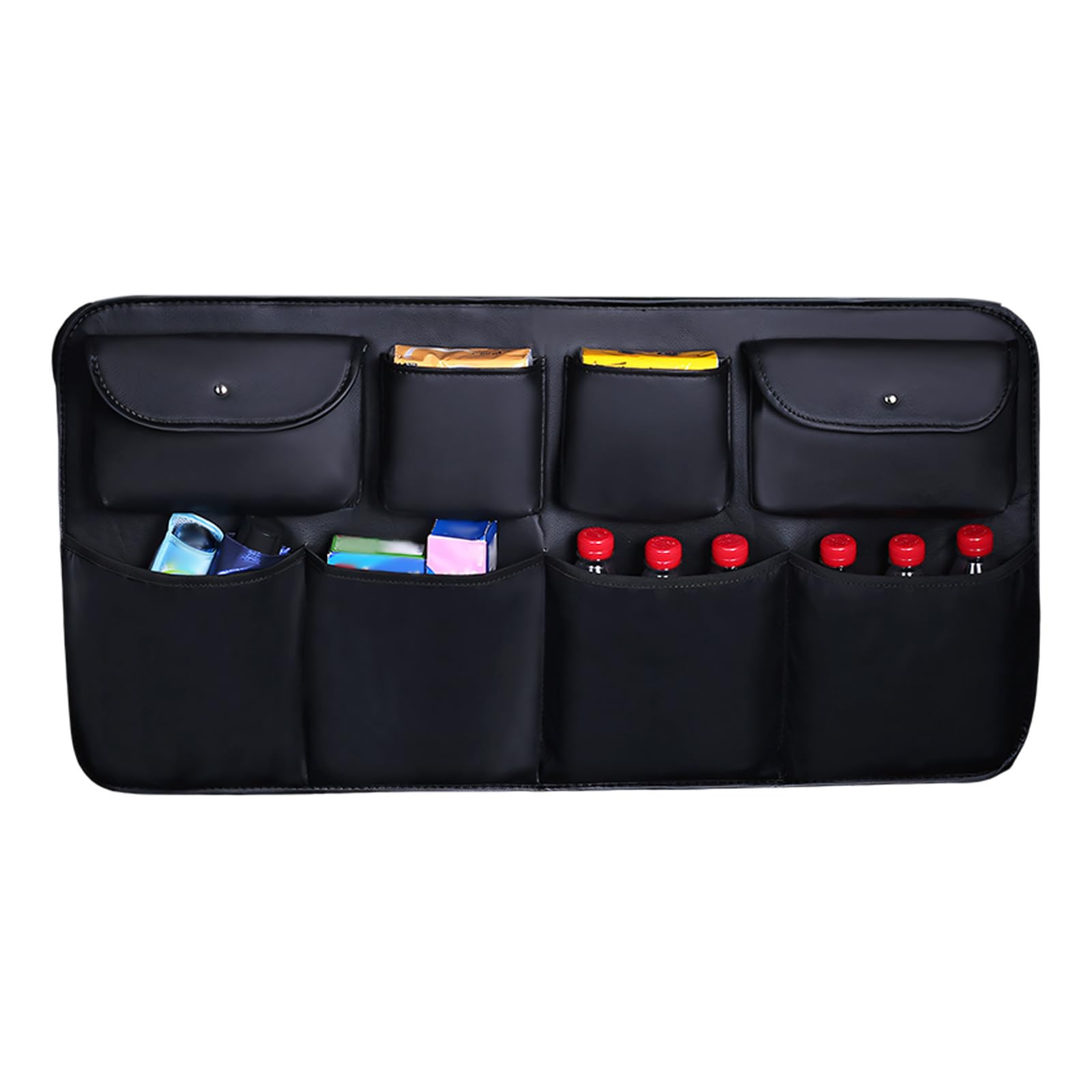 Yrohgkpn Black Multifunctional Vehicle Seat Storage Bag Hanging Organizers Leakproof Hook Attachment For Daily Commute Organizers Backseat