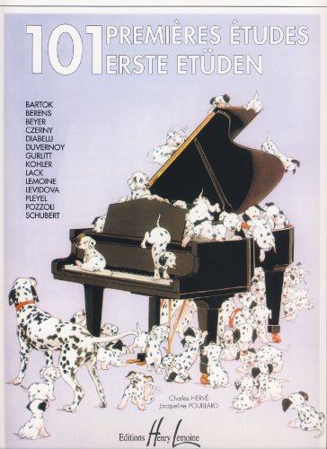 HERVE y POUILLARD - Primeros Estudios (101) para Piano