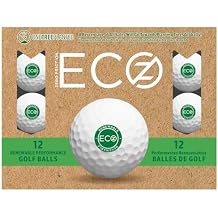 Zero Friction Eco Z Golf Balls - One Dozen White