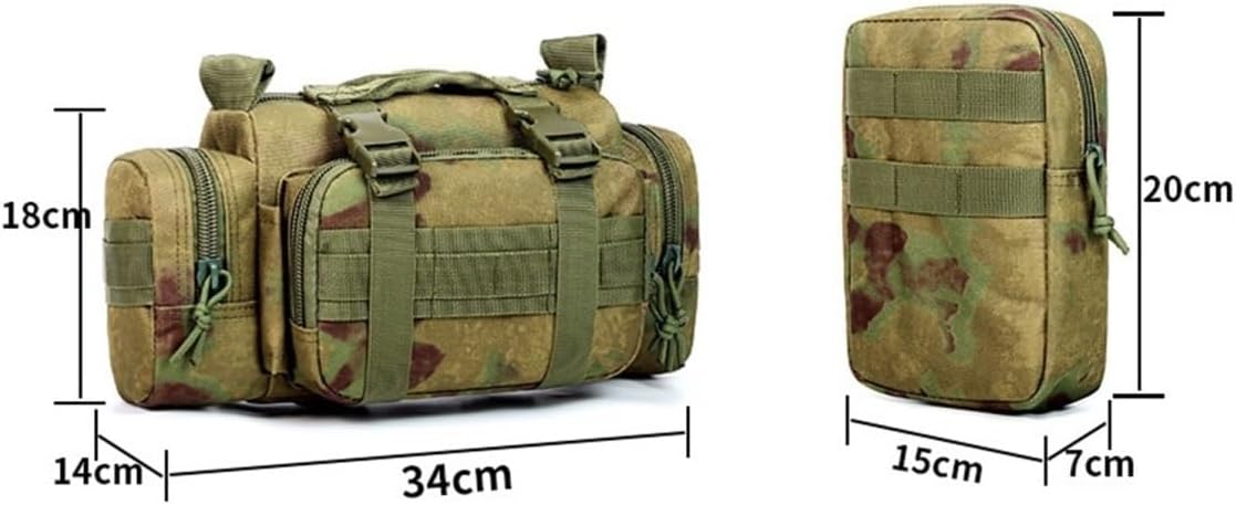 [ZUANNA] 登山リュック出張 大容量バックパック布アウトドア迷彩登山コンビネーションバックパック 旅行防災