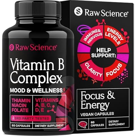 S RAW SCIENCE Vitamin B-Complex Capsules Cover