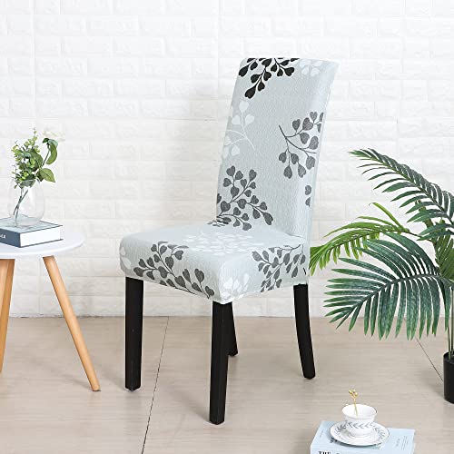 Springrico Chair Covers For Dining Room 6 Pack, Stretch Dining Chair Cover, Washable Spandex Kitchen Parsons Chair Slipcovers, Removable Seat Protector For Home Or Party (Set Of 6, Byron Palm) #TOP2