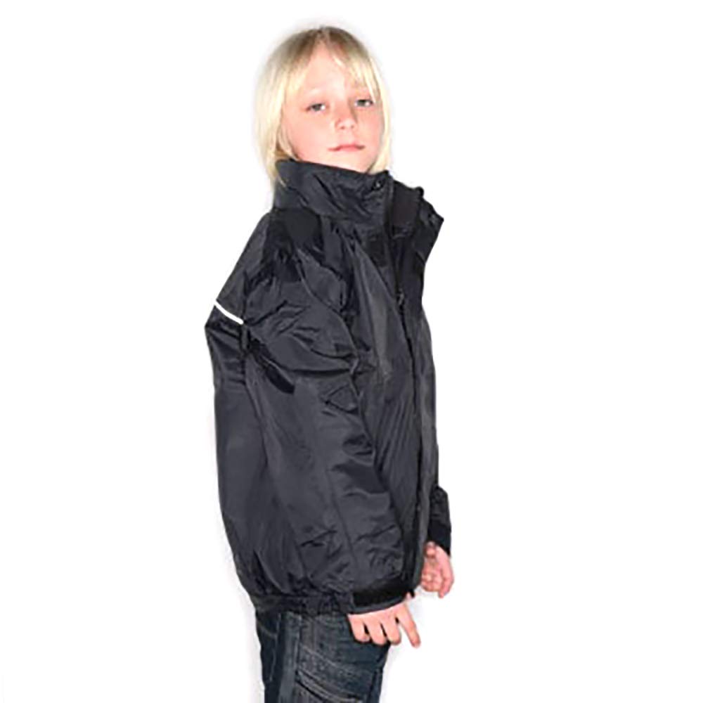 Regatta Kids Dover Waterproof Fleece Lined Jacket With Safety Reflective Piping Jackets Waterproof Insulated niño (Pack de 1)