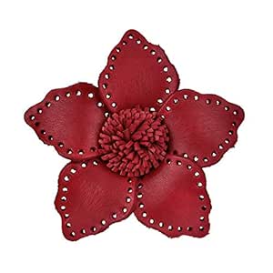 Timeless Jasmine Red Petals Genuine Leather 2in1 Floral