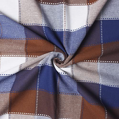 Image of AIRWILL, 200GSM Handloom Cotton Double Bedsheet with 2 Pillow Covers (Dobby Blue)
