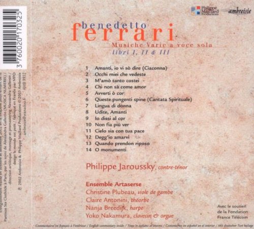 Vista 2 de Philippe Jaroussky - Ferrari (Musiche varie)