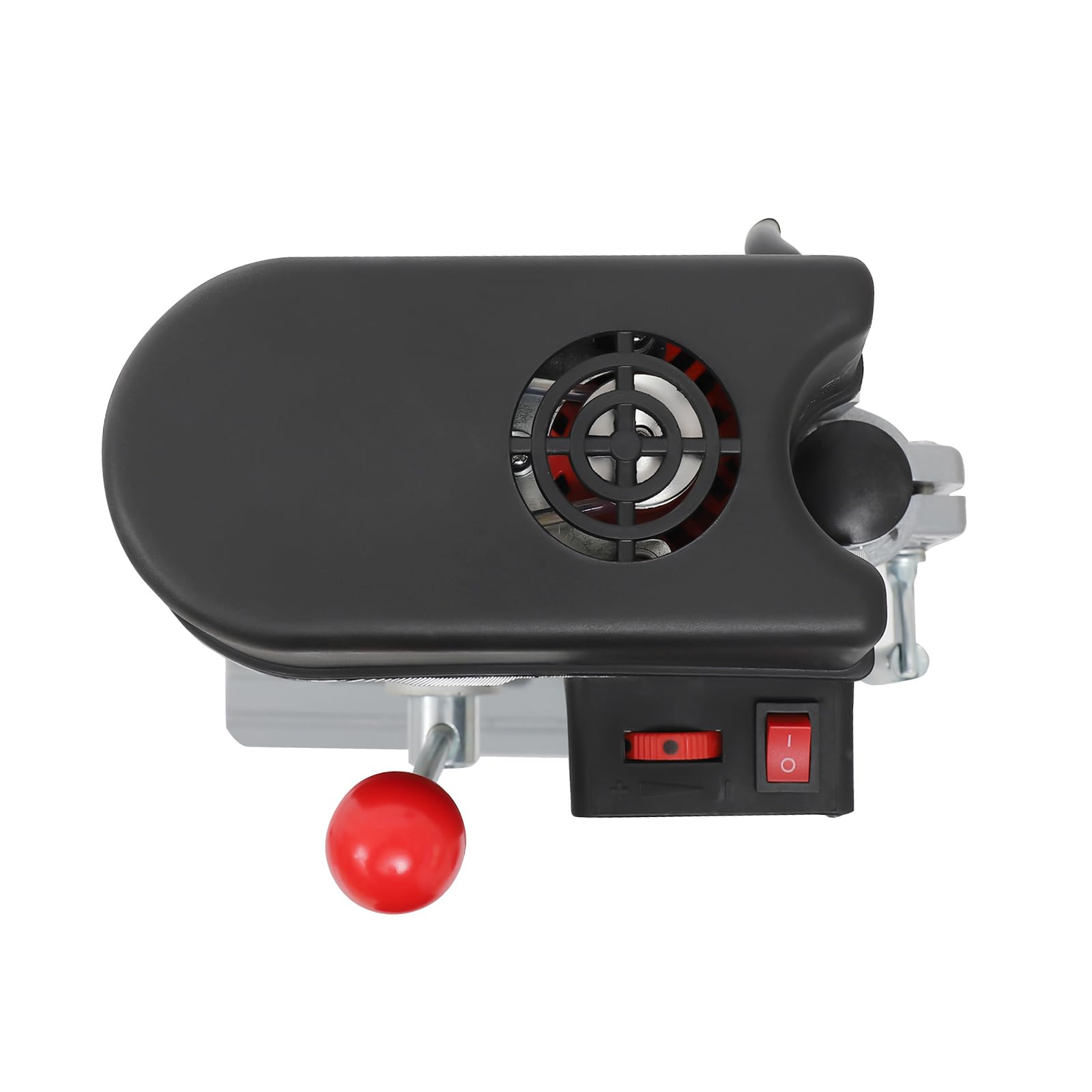 Trapano a colonna elettrico mini da banco 340W, velocità regolabile (0-16.000 giri/min), trapano da tavolo compatto per legno, metallo e plastica