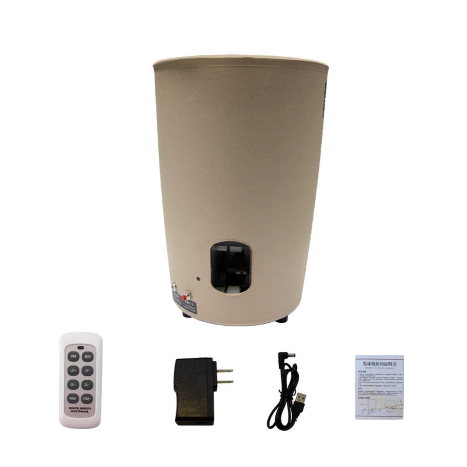 Automatic Ball Allenatore Tennis Tavolo Macchina Lanciapalline Pong Controllo Remoto Cambio Intensità Struttura Robusta Finitura Opaca Adatto per