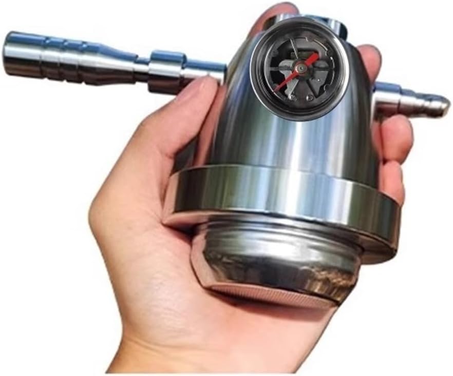 Portable Espresso Maker - Pneumatic Coffee Maker for Camping - No Electricity Required - 10 Bar Outdoor Coffee Machine(A)