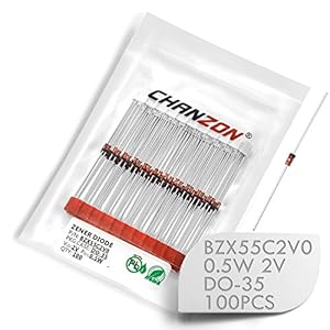 Chanzon BZX55C2V0 Zenerdiode 100 Stück