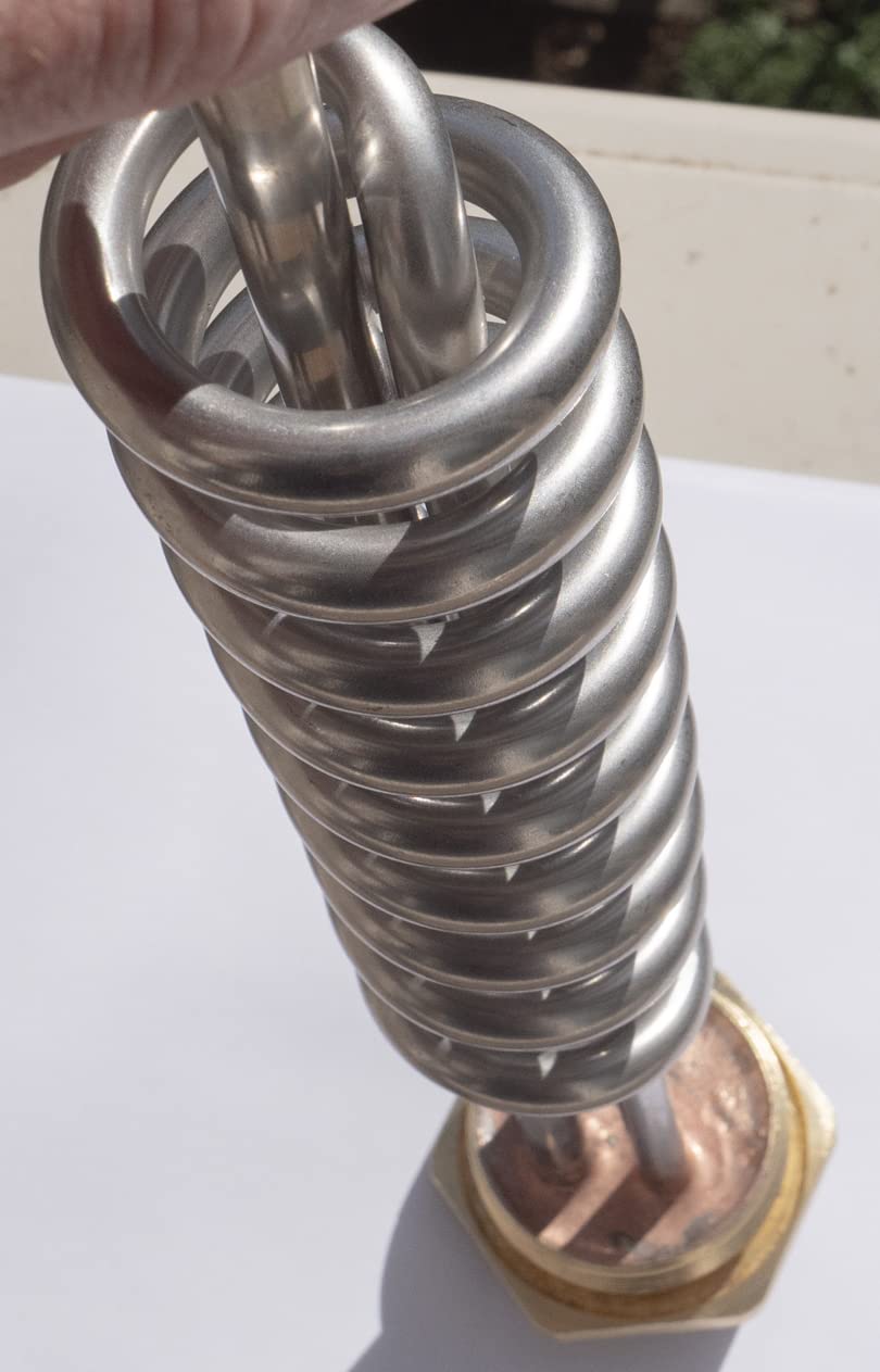 Elemento riscaldante con termostato da 6/4", filettatura da 3 kW, termostato di sicurezza solare, serbatoio acqua calda, in acciaio inox, termowatt, temperatura elevata