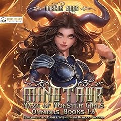 Minotaur's Maze of Monster Girls Omnibus Audiolibro Por Marcus Sloss arte de portada