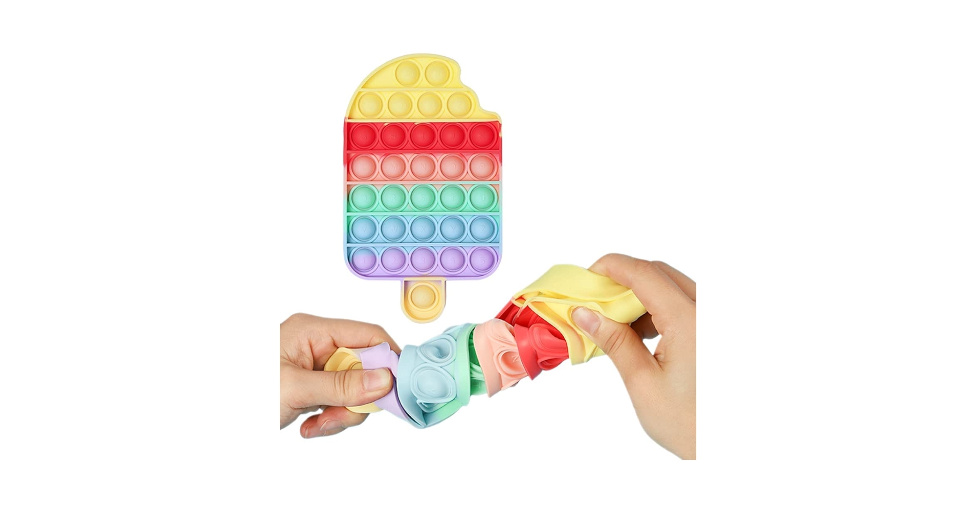 Amazon | プッシュポップバブル スクイーズ玩具 プッシュポップ 虹