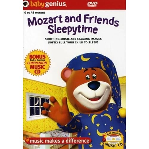 Baby Genius Mozart & Sleepytime Friends w/bonus Music CD