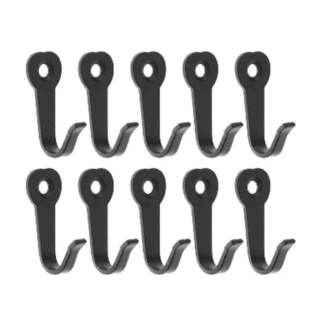 MOBYGKFY 10Pcs Wall Hooks Small Wall Hanger Buckle Horn Lock Clasp Hook Hasp Latch For Wooden Jewelry Box Furniture Hardware