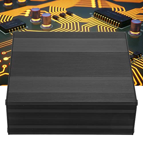 Aluminum Electronic Project Box, 54 x 145 x 150 mm Enclosure Electronic DIY Circuit Board Project Black Aluminum Box Enclosure Split Body Case by Hapivida - Image 8