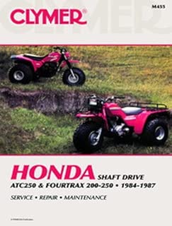 Clymer Publications M455 MANUAL HON ATV TRX 200-250 - coolthings.us