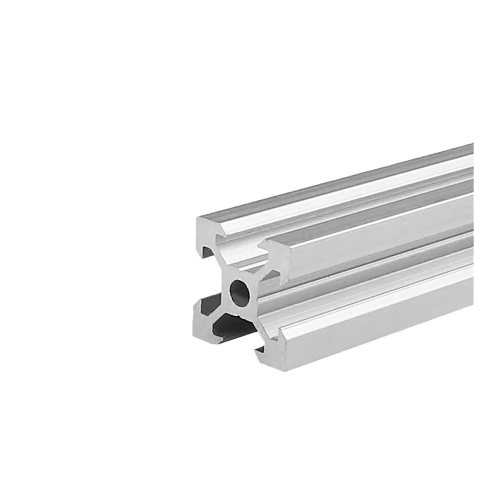 Profilé aluminium 2020 argenté 300mm de haute précision géométrique
