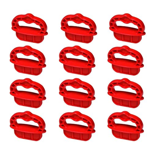 12 Pcs Deck Board Spacer Rings, 1/4 Gap Deck Board Spacer, Portable Hardwood Decking Spacers Tool for Pressure Treated Composite Materials