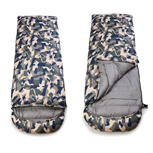 Saco de dormir Lioobo para acampar duplo saco de dormir para caminhadas, mochilão, atividades ao ar