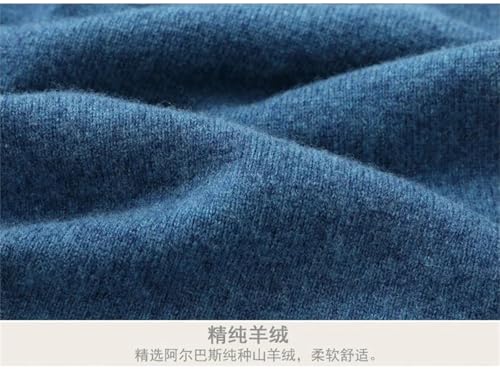 Men Casual V-Neck Knit Cardigan Sweater Winter Cashmere Cardigan Open Front Sweater4