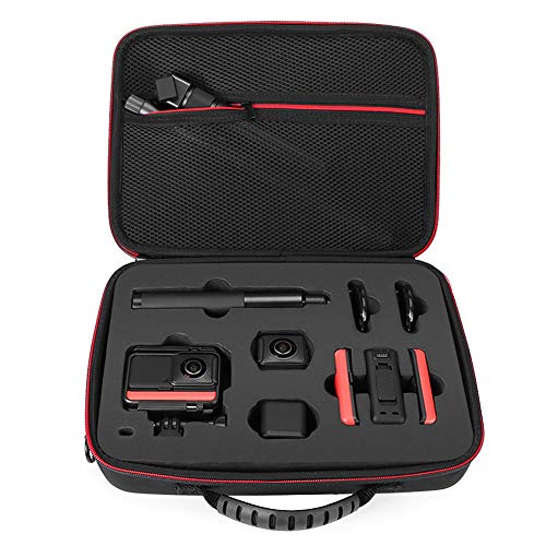 T opiky Bolsa de Almacenamiento portátil Funda de Transporte con protección de Carcasa Dura con Correa para el Hombro para Insta360 One R Accesorios de la cámara de Movimiento