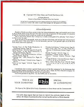 Hardcover Elvis special 1973 Book