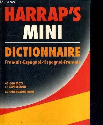 Mini Dict.es/fr-Vv VIDAL, JEAN-PAUL and SCOL, 2001
