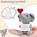 BackURyear Elephant Gifts for Women Men, Cute Inspirational Birthday Graduation Gift for Daughter Son Him Her Friends Coworkers, Thank You Present for Mom Teacher Boss, Mini Crochet Elephant