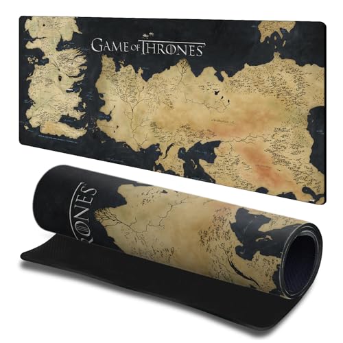 Head Case Designs sous Licence Officielle HBO Game of Thrones Carte du Monde Art Graphique 23.62 x 11.81 x 0.12 inches (600 x 300 mm) - L Tapis De Souris pour Jeux Bureau PC Clavier