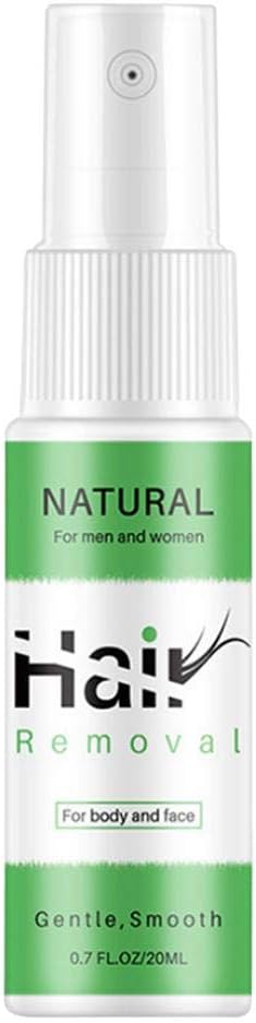Hair Inhibitor Spray, Permanent Painless Reducing to Stop Hair Growth Hair Removal Spray, Skin Friendly Non-Irritating Depilatories for Body Arm Underarm Legs