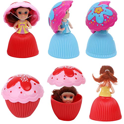 Christoy Beautiful Cake Doll Toy Surprise Cupcake Princess Doll Toys For Children Kid Transformed Scented Girls Funny Game Gift (6Pcs)… #TOP5